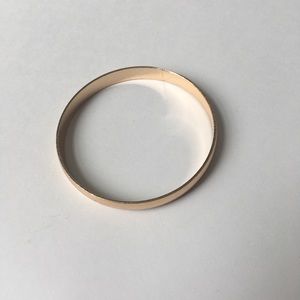 Gold bangle bracelet